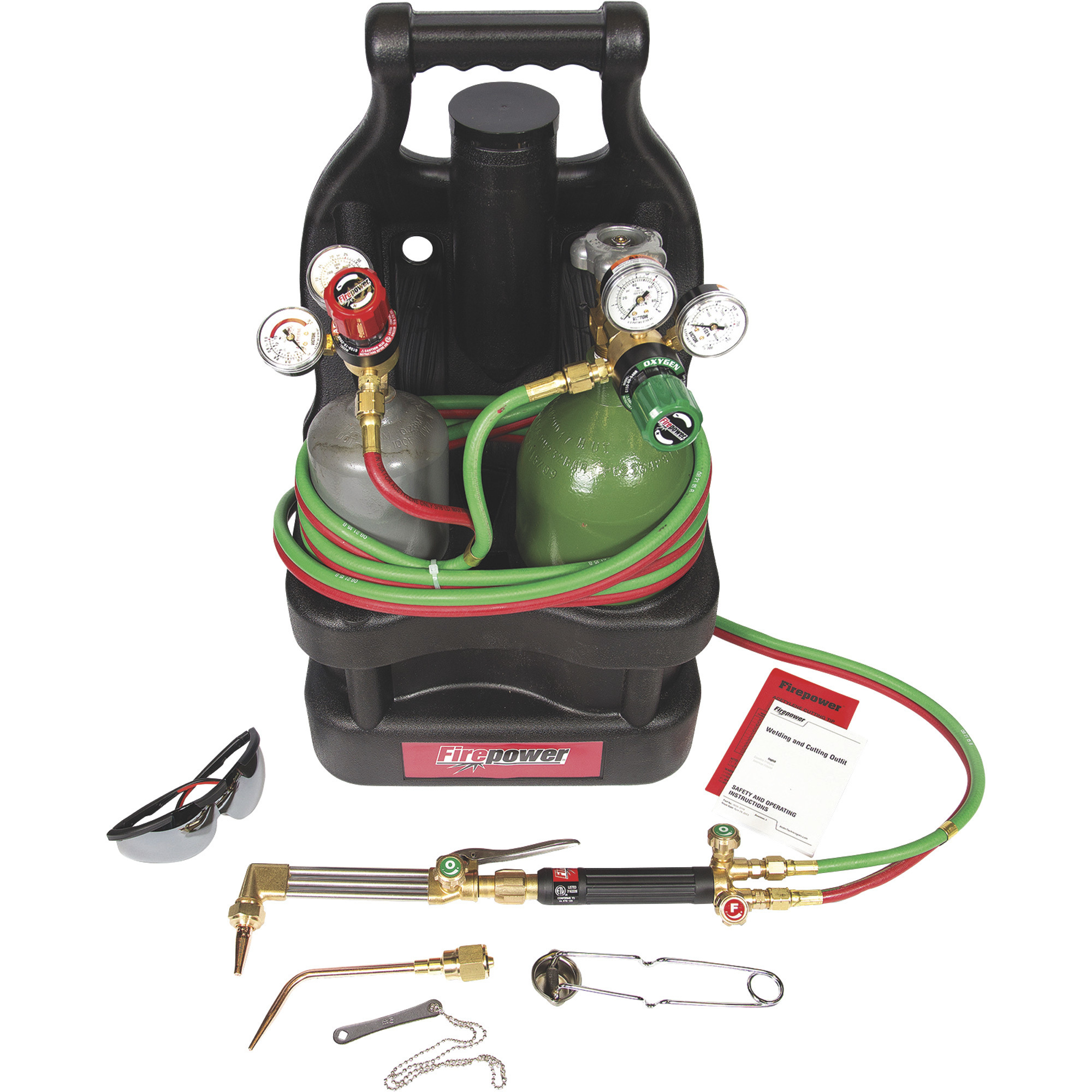 Firepower OxyFuel 150 Portable Cutting Torch System with Tanks, Model